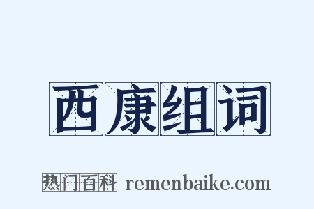 西康组词是什么意思的图片